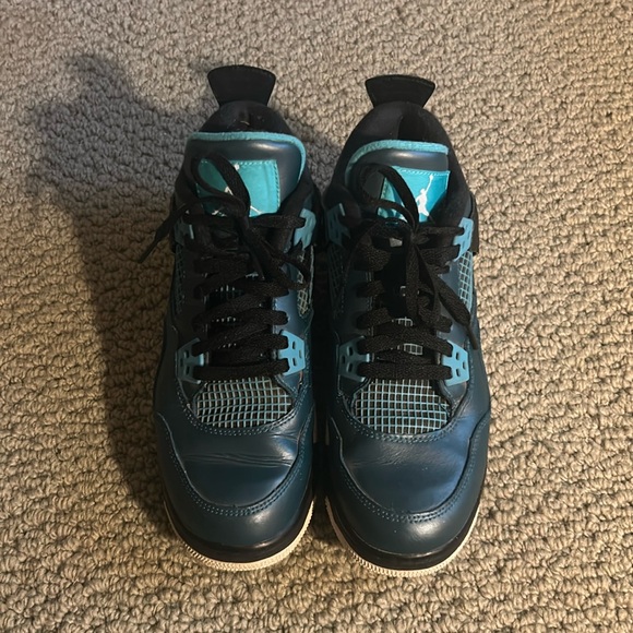 Nike “Jordan 4 Retro Teal” sz 7 - Picture 4 of 7